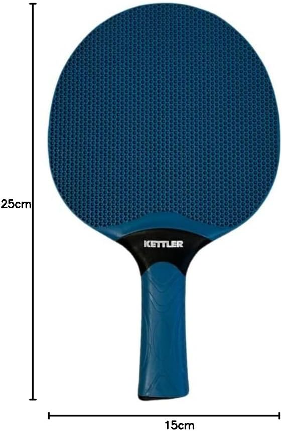 KETTLER Outdoor Tischtennisschläger Set I 2 wetterfeste Schläger I Inklusive 6 Bälle