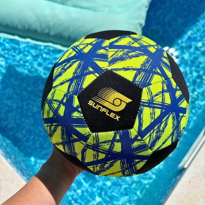 Sunflex® Neopren Zubehör Fussball Funky | Beach-Fussball zum Barfuss Spielen | weich und robust für