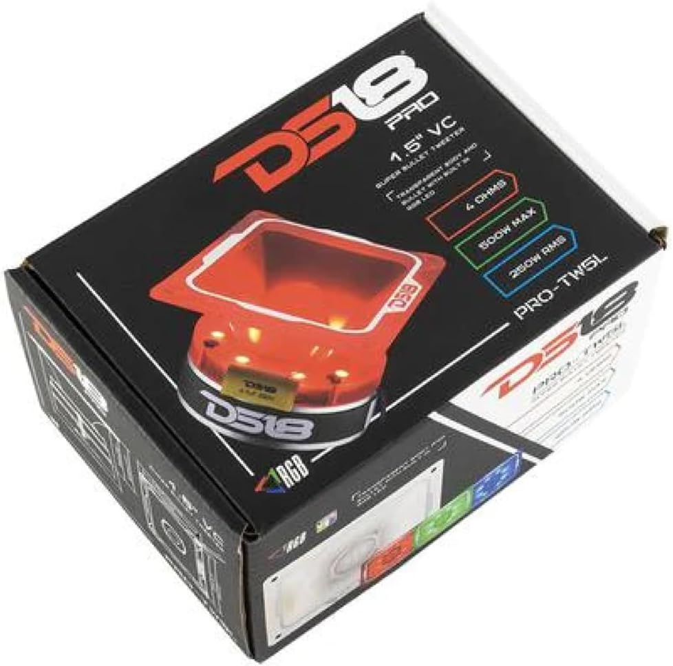 1 DS18 PRO-TW5L PROTW5L Super Bullet Hochtöner 4 x 5,35" 10,1 x 13,6 cm 250 watt rms 500 Watt max 4