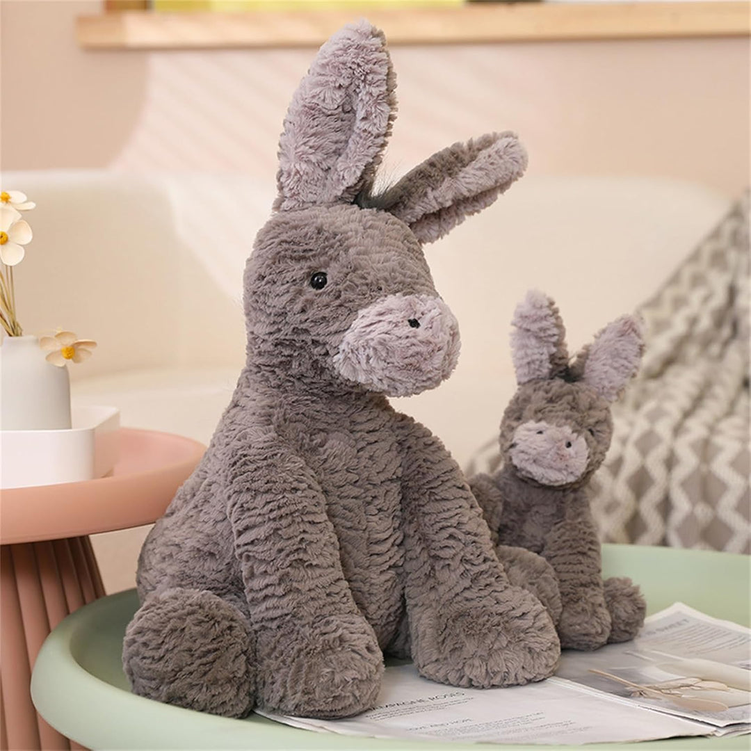Kuscheltier Esel, Süsse Esel Stofftier für Kinder, Jungen &amp; Mädchen, Weich Esel Plüschtier zum Kusch
