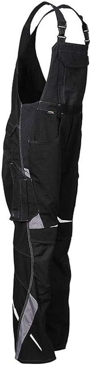 KÜBLER Workwear KÜBLER Pulsschlag Arbeits-Latzhose anthrazit/schwarz