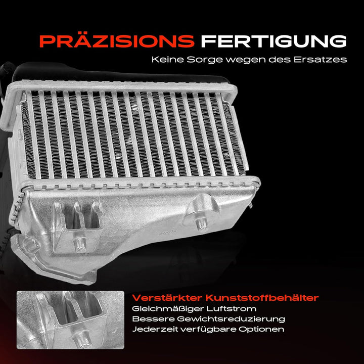 Frankberg Ladeluftkühler Turbokühler Kompatibel mit Civic IX FB FG 1.6L 2.2L 2013-2016 Civic IX Tour