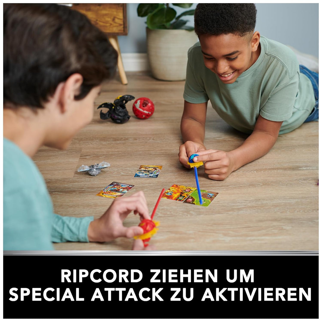 Bakugan 3.0 Starter Pack mit 3 Bällen (1 Special Attack Dragonoid, 2 Core Balls Nillious und Hammerh