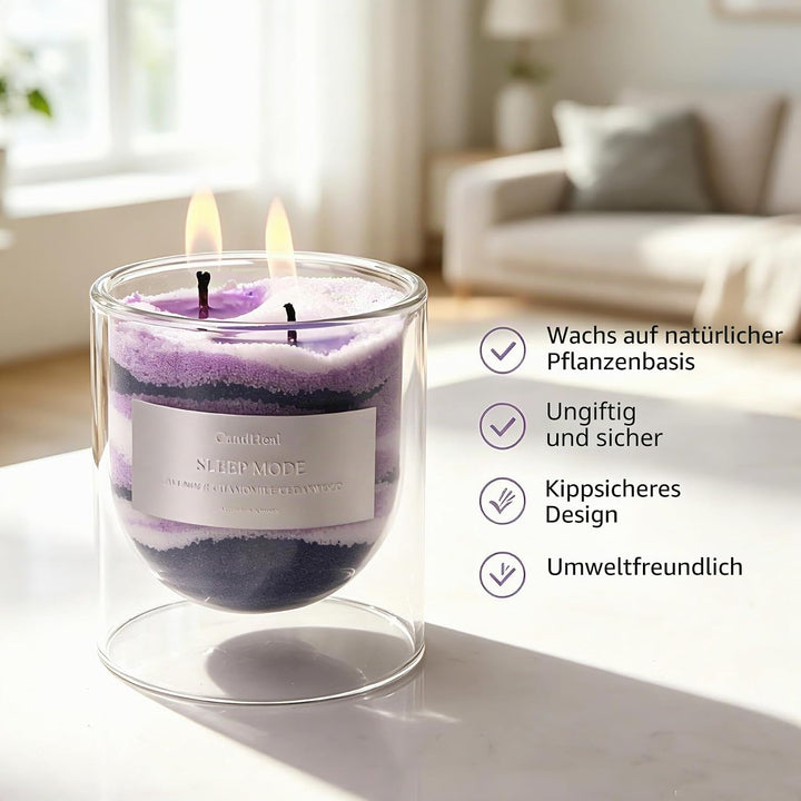 CandHeal Pearled Kerzensand,Duftendes Kerzenwachs für DIY Kerzen, Kerzen selber machen Set mit Docht