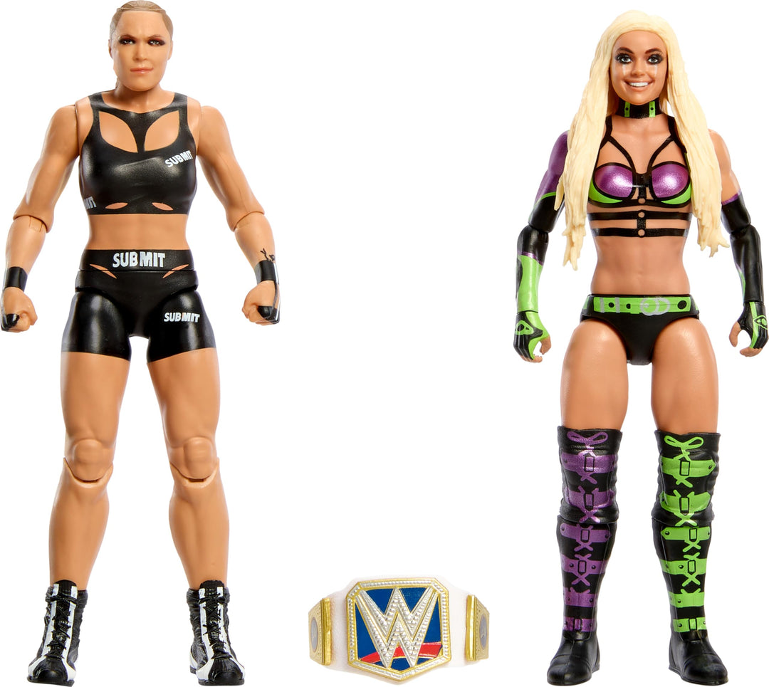 Mattel WWE Championship Showdown 2-Pack Action Figures & Accessory, Series #16 Ronda ROusey vs Liv M