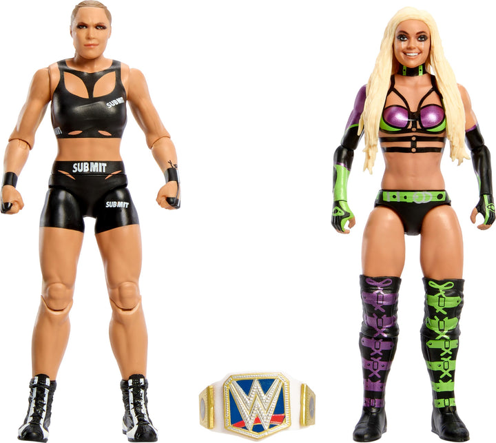Mattel WWE Championship Showdown 2-Pack Action Figures & Accessory, Series #16 Ronda ROusey vs Liv M