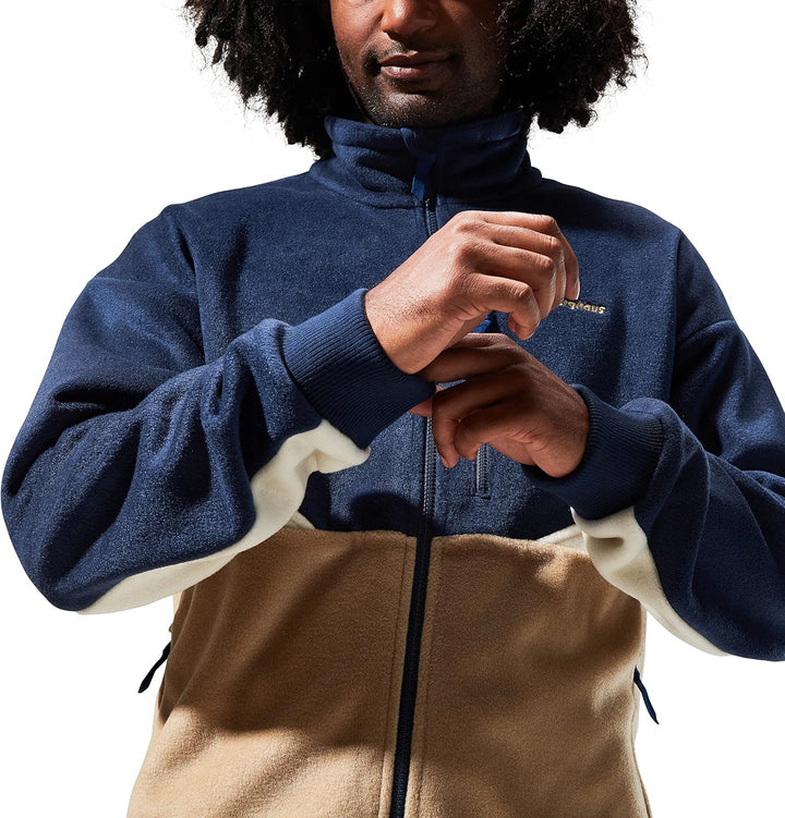 Berghaus Herren Retrorise Fleece Jacke, Zusätzliche Wärme, Extra Bequem Fleece Jacket (1er Pack) 3XL