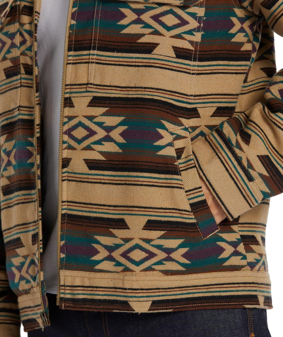 Billabong Herren Barlow Sherpa Windbreaker M Kiesfarben, M Kiesfarben