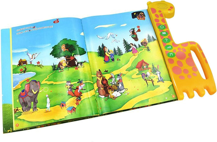 Russisches Lernspielzeug mit Ton - Sprechendes Buch für Einsteiger | Russisches Alphabet Lernen Spra