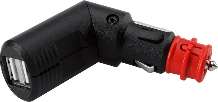 SW-MOTECH USB-Doppel-Ladebuchse mit Universalstecker für Zigarettenanzünder, KFZ-Steckd. 2x2100 mA.