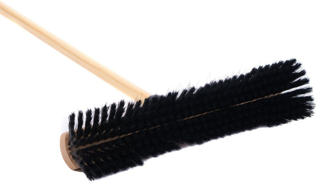 BawiTec XXL Zimmerbesen Breite 40cm inkl. Besenstiel Länge 120cm gelocht zum aufhängen weiche Kunsth