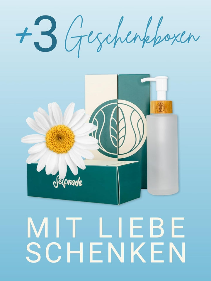 Wachsmann Sprühflasche &amp; Pumpspender zum Befüllen aus Matt-Glas, 30ml, 100ml, 150ml, Pipettenflasche