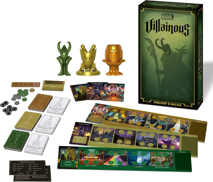 Ravensburger Marvel Villainous Mischief & Malice – Strategie-Brettspiele für Erwachsene und Kinder a
