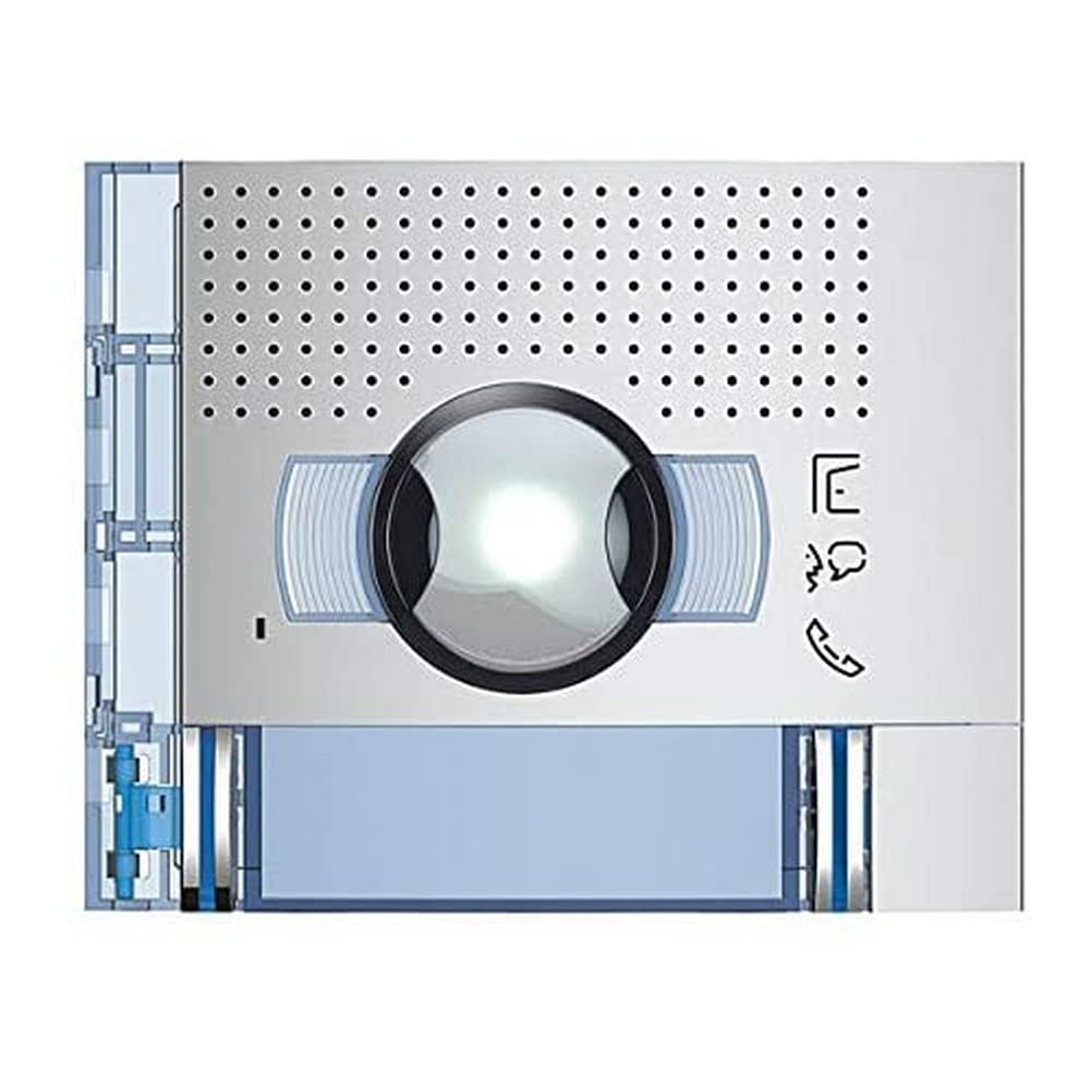 BTICINO, Frontblende Weitwinkel-Audio-/Video-Modul mit 2 Ruftasten, 2-reihig, Allmetal für SFERA Tür
