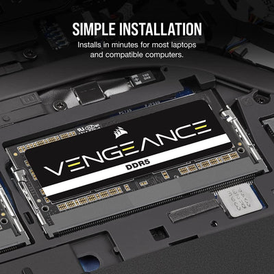 CORSAIR Vengeance DDR5 SODIMM 32GB (2x16GB) DDR5 5600MHz C48 (Kompatibel Mit Fast Allen Intel Und AM