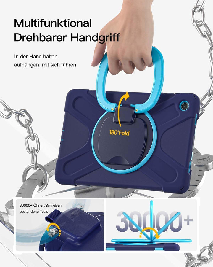 BRAECN für Galaxy Tab A9 Plus Hülle 11 Zoll 2023, Stossfeste für Samsung Tablet A9 Plus hülle mit Di