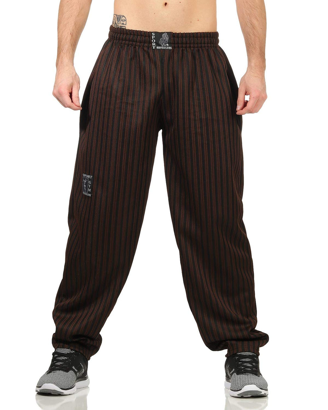 ZARMEXX Herren Sporthose Jogginghose Lang Fitnesshose Bodybuilding Kraftsport Hose Gym Pumperhose 3X