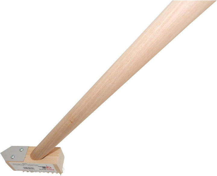 Fugenbürste Unkrautbürste Fugenreinigung mit Stahlborsten mit Stiel Holzstiel 150cm von SHW-FIRE