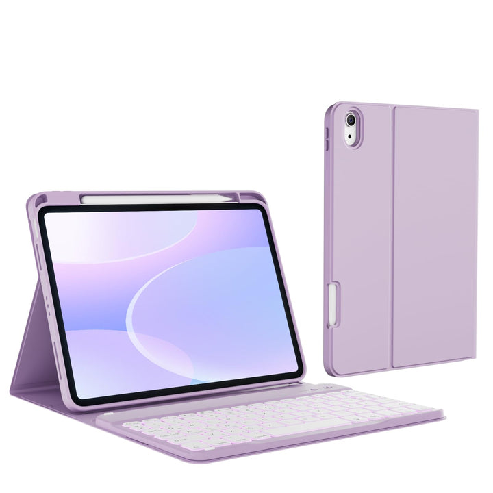 Hülle mit Tastatur für iPad A16 11. / 10. Generation (11 Zoll 2025/10,9 Zoll 2022) mit Stifthalter,