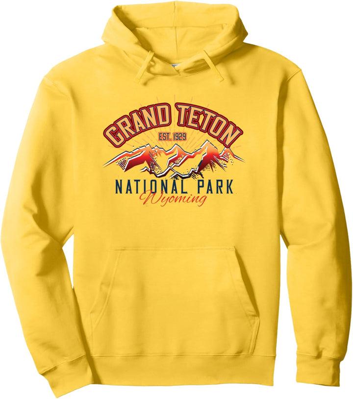 Grand Teton Nationalpark Wyoming Souvenir Pullover Hoodie