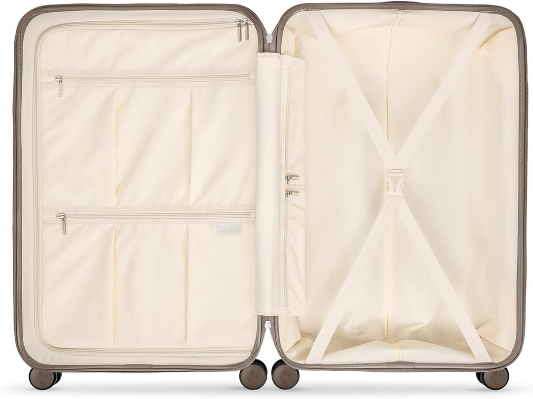 SUITSUIT Koffer Gross 76 cm - Hartschalen Reisekoffer mit Rollen - TSA-Schloss - 82 L - Natura Plaza