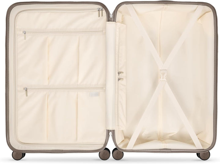 SUITSUIT Koffer Gross 76 cm - Hartschalen Reisekoffer mit Rollen - TSA-Schloss - 82 L - Natura Plaza