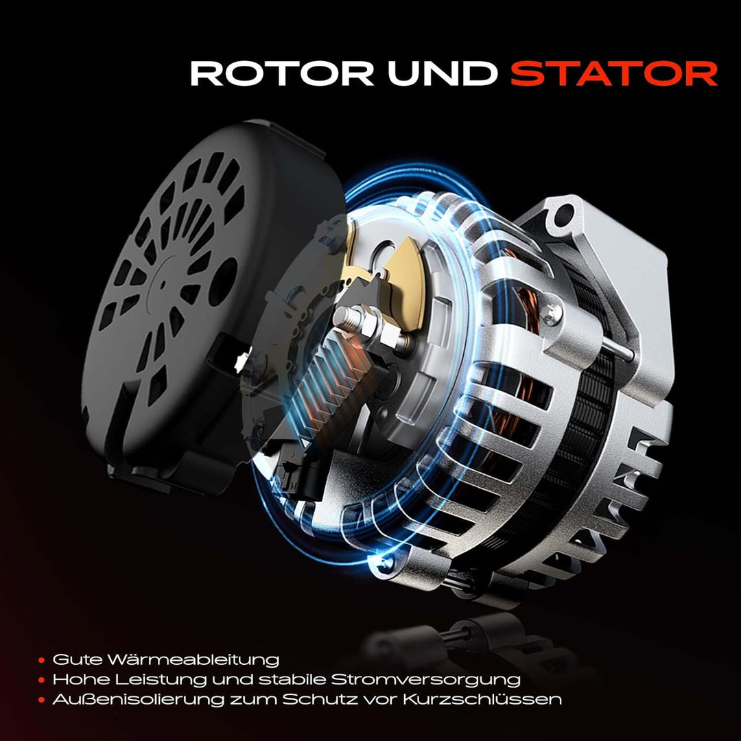 Frankberg Alternator Lichtmaschine Generator Kompatibel mit T.o.u.a.r.e.g 7P5 7P6 3.6 V6 FSI Benzin