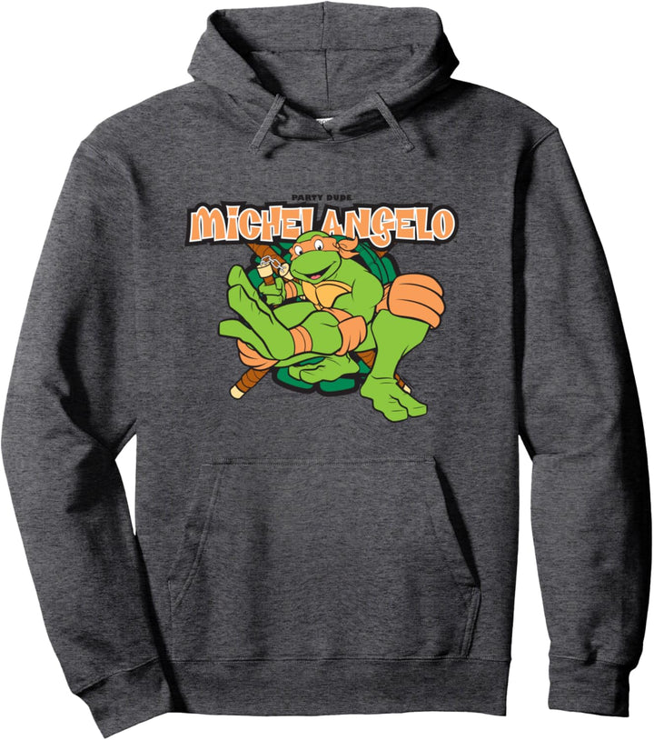 Teenage Mutant Ninja Turtles Party Dude Michelangelo Pullover Hoodie