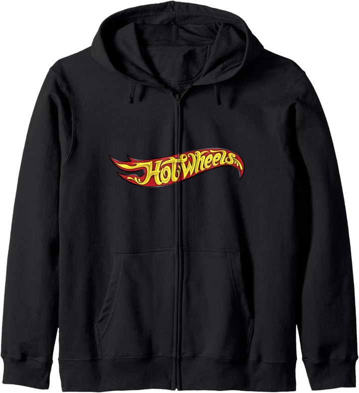 Flammenlogo von Hot Wheels Kapuzenjacke