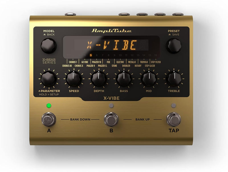 IK Multimedia AmpliTube X-VIBE Modulationspedal: Chorus, Flanger, Phaser, Rotary und mehr in einem P