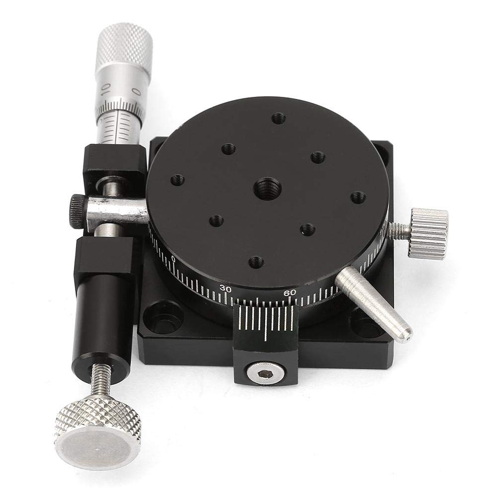Lineartisch, 38 mm x 20 mm R38 Manueller Drehtisch Präzisionslager für Drehbühnen Gleit-Tuning-Tisch