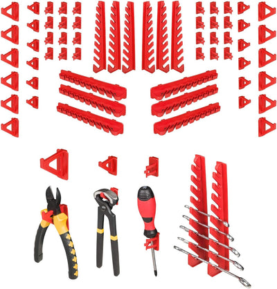 Werkzeugwand Lagersystem – 1152 x 780 mm Lochwand mit Werkzeughaltern – Set 55 Zubehör Warkzeuglochw