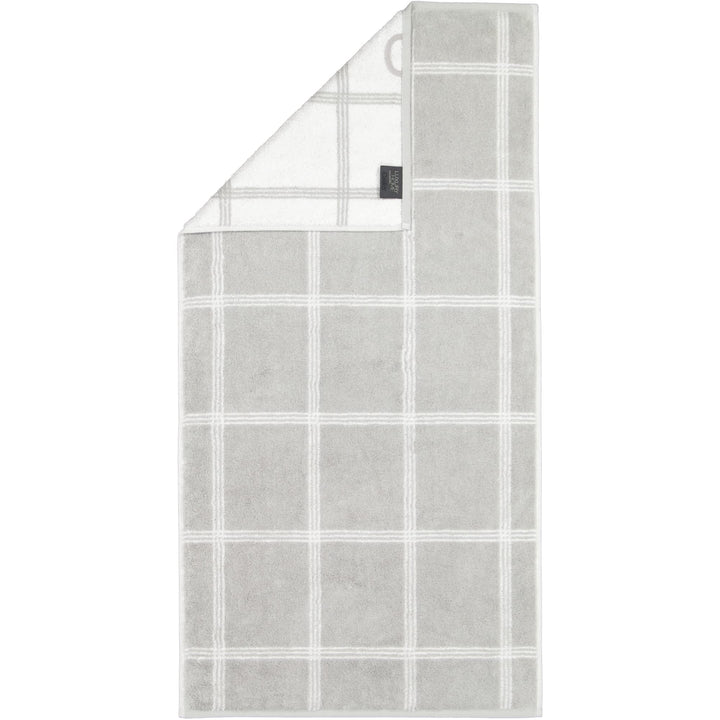 Cawö Luxury Home Duschtuch Two-Tone 604 | 76 Platin - 80 x 150 Duschtuch 80 x 150 cm, Duschtuch 80 x