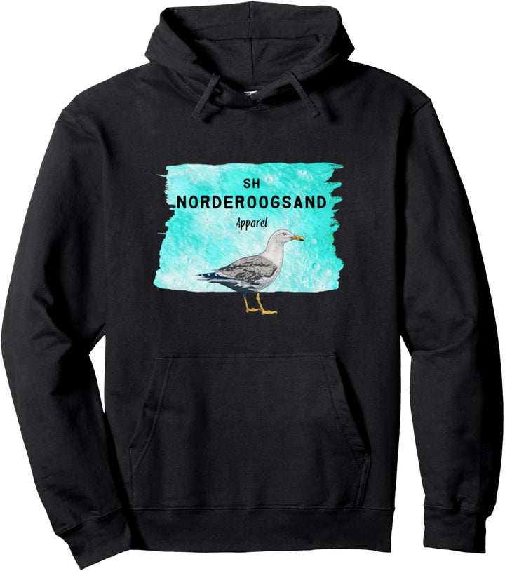 Norderoogsand - Nordsee Urlaub Fan Liebe - Möwe Motiv Pullover Hoodie