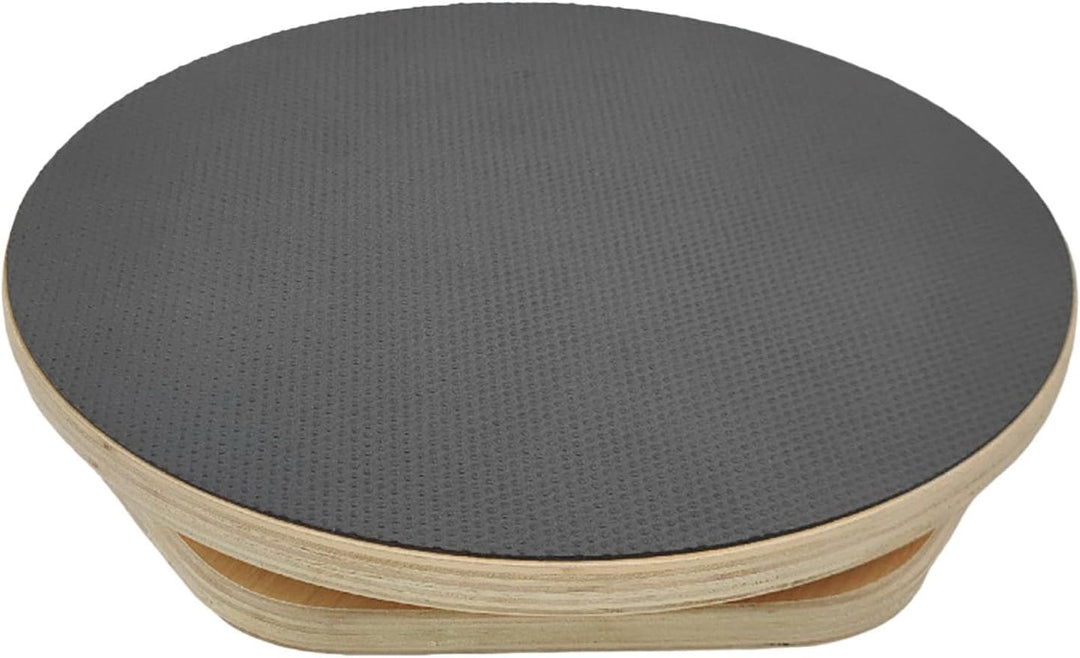 Ab Twister Board für Übungen, Wooden Balance Twist Board, Core Waist Trainer, Body Toning Disc, trag