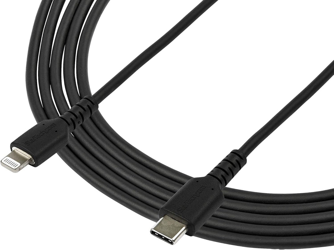 StarTech.com 2m USB-C auf Lightning-Kabel - Hochbelastbare, robuste Aramidfaser - Lade-/Synchronisat