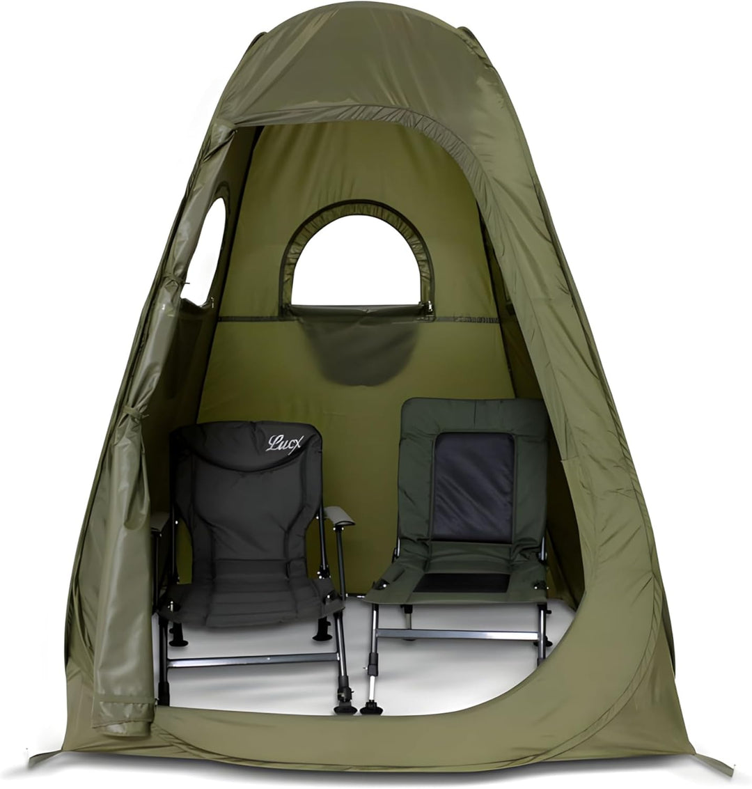Lucx Pop-Up Angelzelt &amp; Jagdzelt - Sekundenzelt für 1-2 Personen, wasserdicht (5.000 mm), 200x150x15