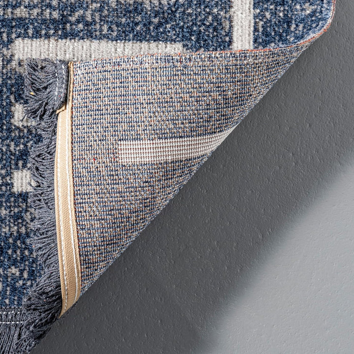 nuLOOM Area Rug, 4' x 6', Blue 4' x 6' (Rectangular) Blau, 4' x 6' (Rectangular) Blau
