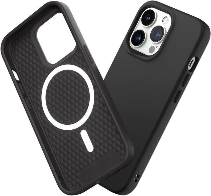 RhinoShield Case kompatibel mit [iPhone 13 Pro] | SolidSuit - MagSafe-kompatibel -Stossdämpfende & s