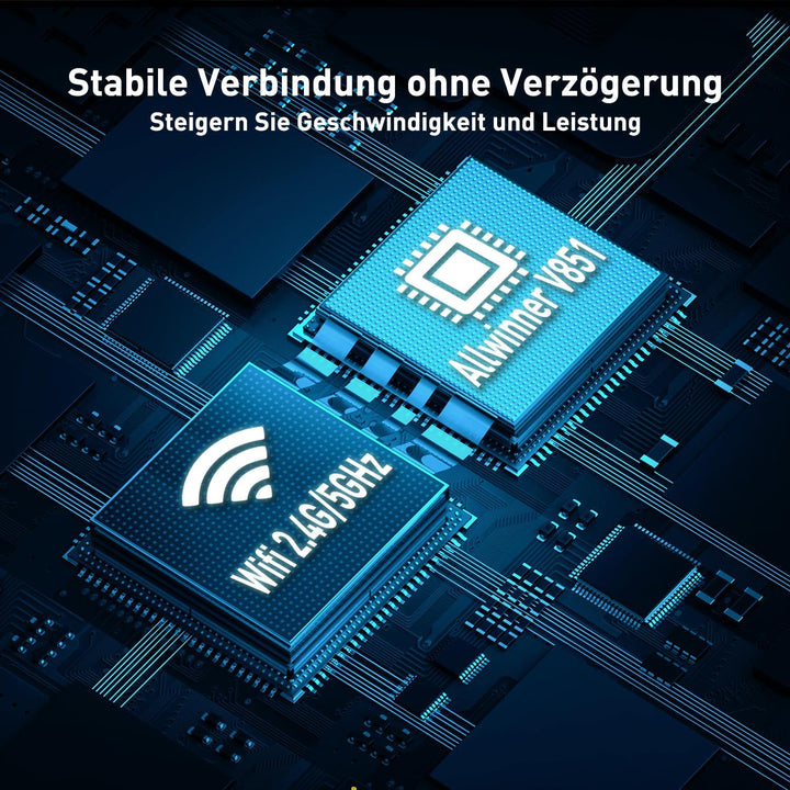 Wireless Apple CarPlay, 2-in-1 Zweikanal, Android Autoadapter, BT5.2, 5,8 GHz WLAN, Für iPhone Und A
