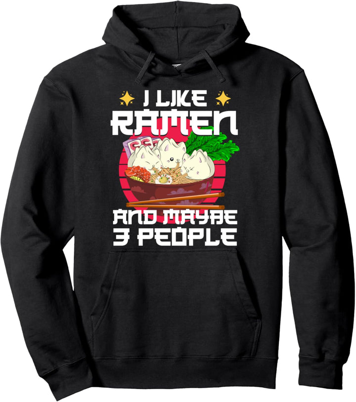 Japanische Ramen Nudeln Kawaii Otaku Japan Lustiges Ramen Pullover Hoodie