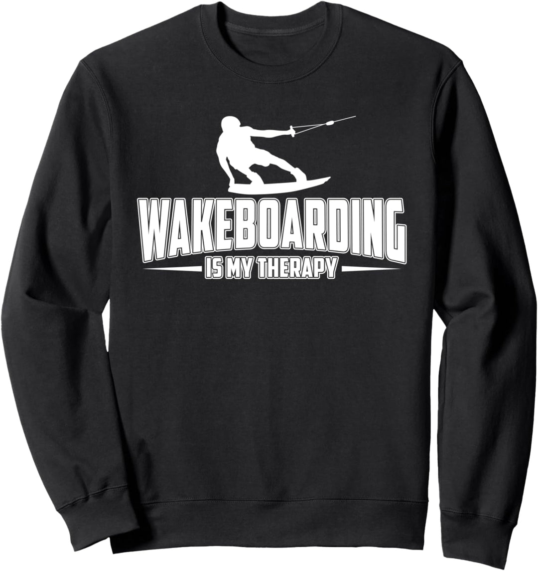 Cooles Retro Wakeboard Geschenk Action Wassersport Sweatshirt