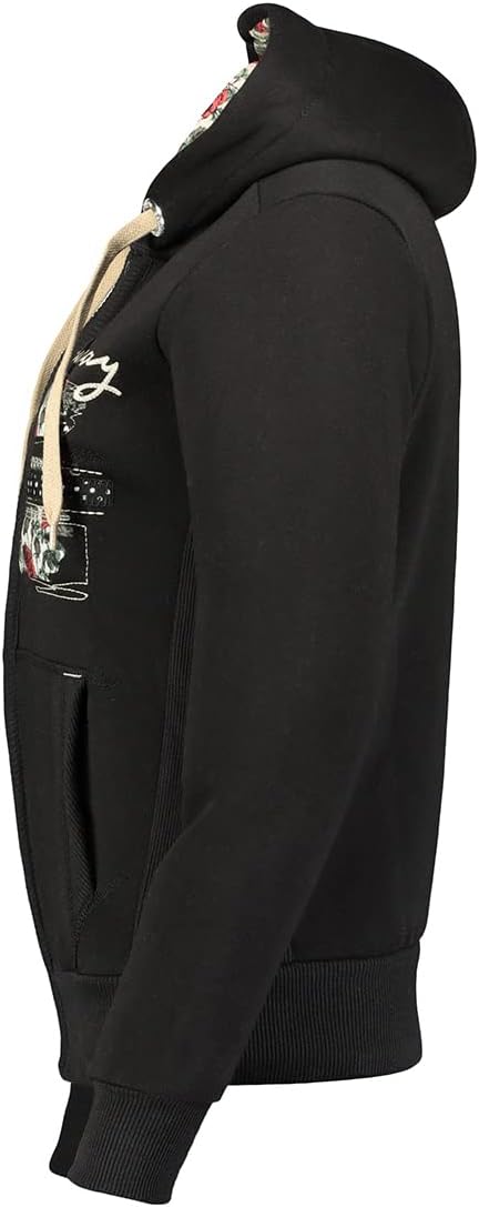 GEO NORWAY FABEAUTE Lady - Frauen Sweatshirt Kapuzen - Casual Pullover Hoody Langarm Warm Zip Versch