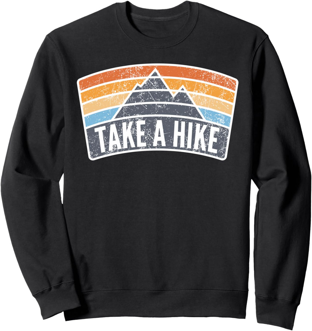 Camping Wandern Regenbogen Sommer Wandern Klettern Sweatshirt