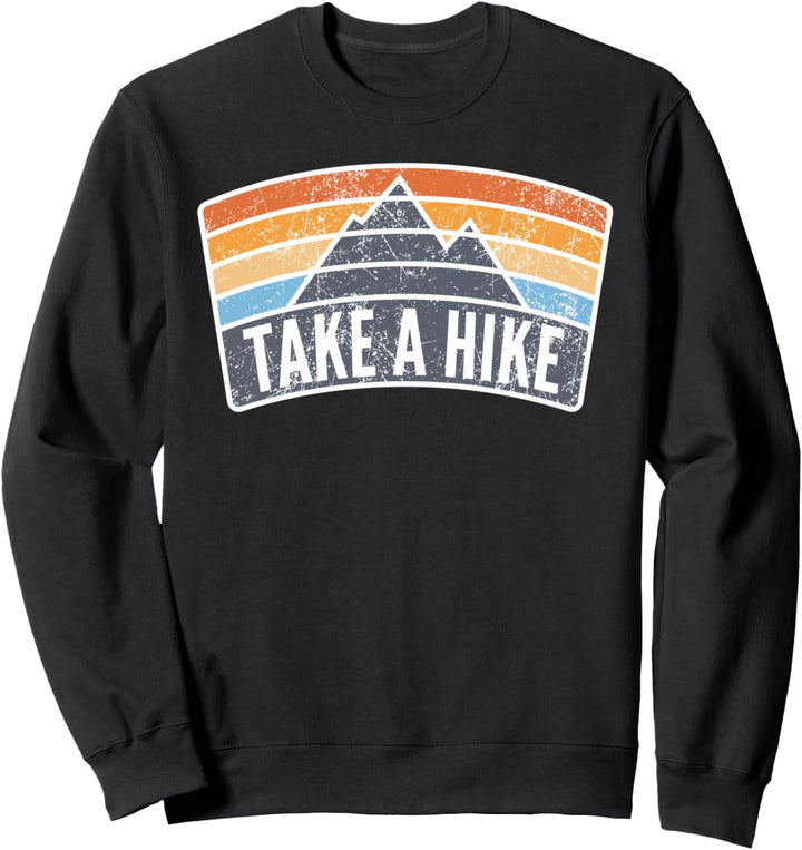 Camping Wandern Regenbogen Sommer Wandern Klettern Sweatshirt