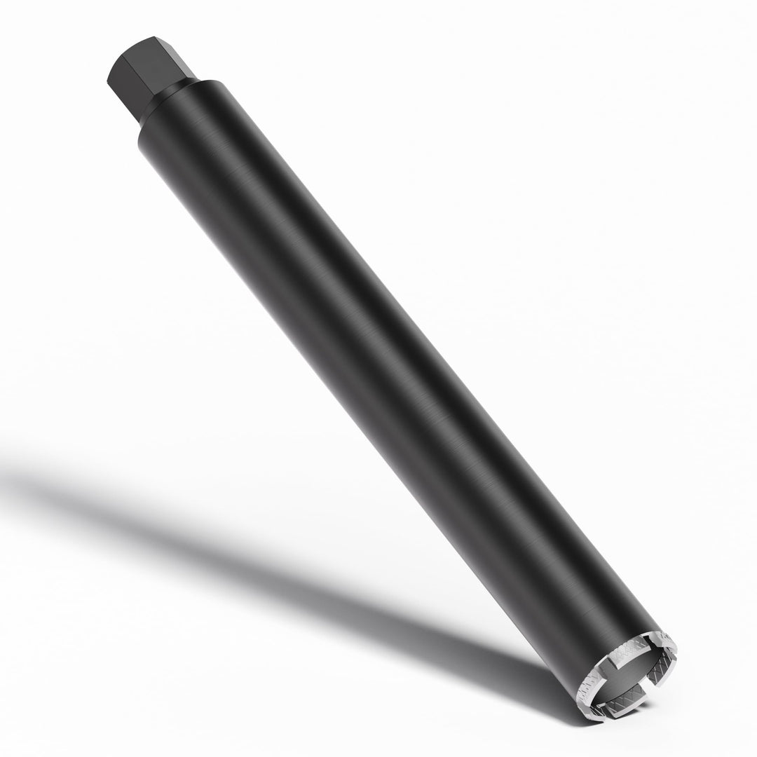 Wiltec Diamantbohrkrone Typ 2 (Mesh) Ø 67 mm, Bohrkrone 450 mm, 1¼ UNC Nassbohrkrone, Diamantbohrer