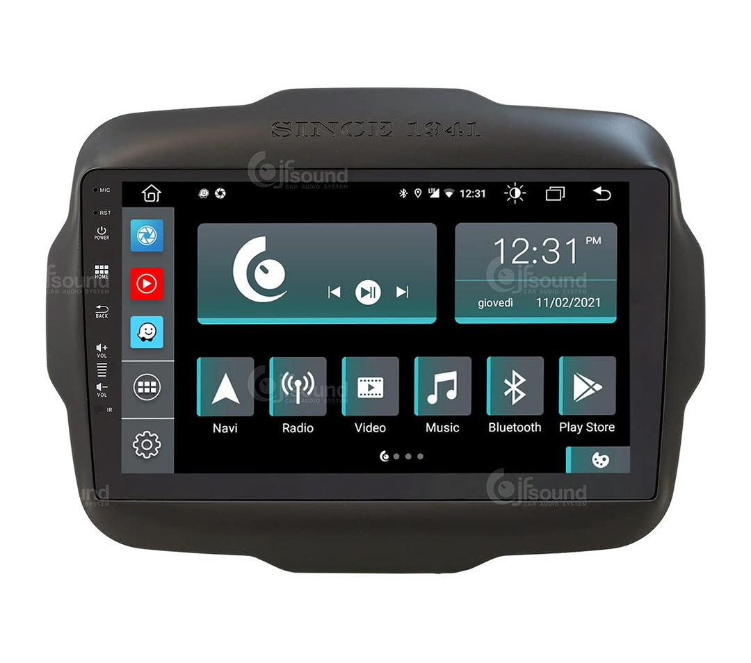 Costum fit Autoradio für Jeep Renegade Android GPS Bluetooth WiFi Dab USB Full HD Touchscreen Displa