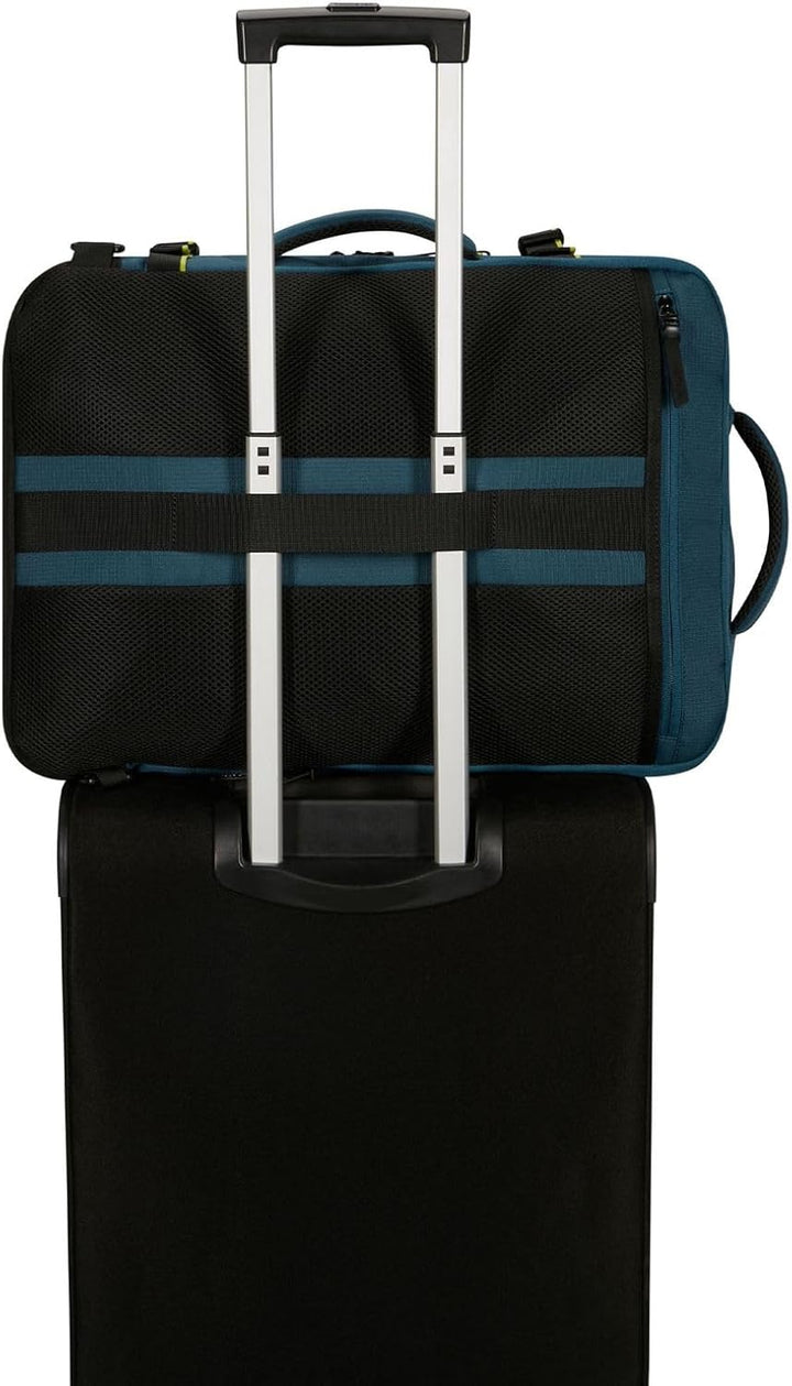 American Tourister Take2Cabin - Erweiterbarer Reiserucksack 17,3 Zoll, 55 cm, 42,5/48,5 l, Blau (Har