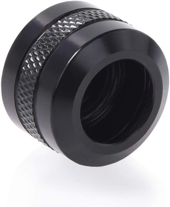 Alphacool 17475 Eiszapfen PRO 13mm HardTube Fitting G1/4 - Deep Black Sixpack