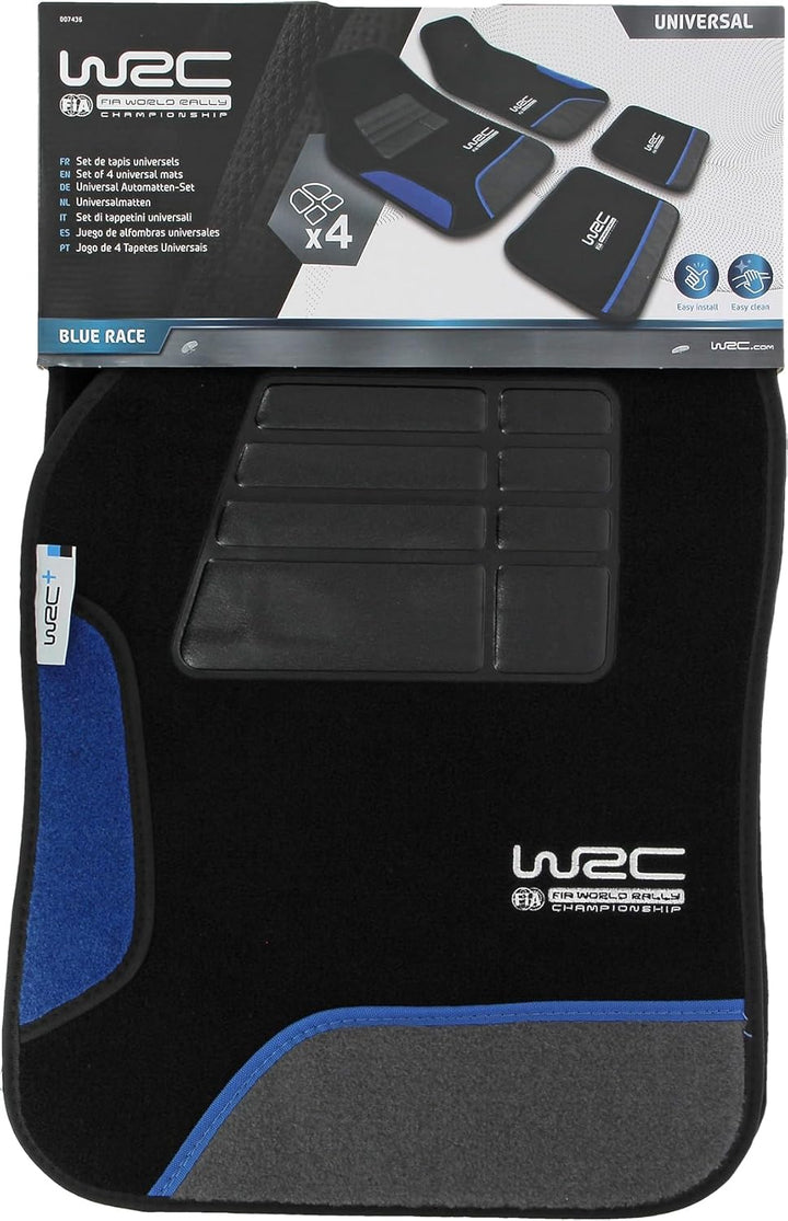 WRC 7436 4 teppichboden Blue Race, schwarz 4 x Blue Race Teppiche, 4 x Blue Race Teppiche